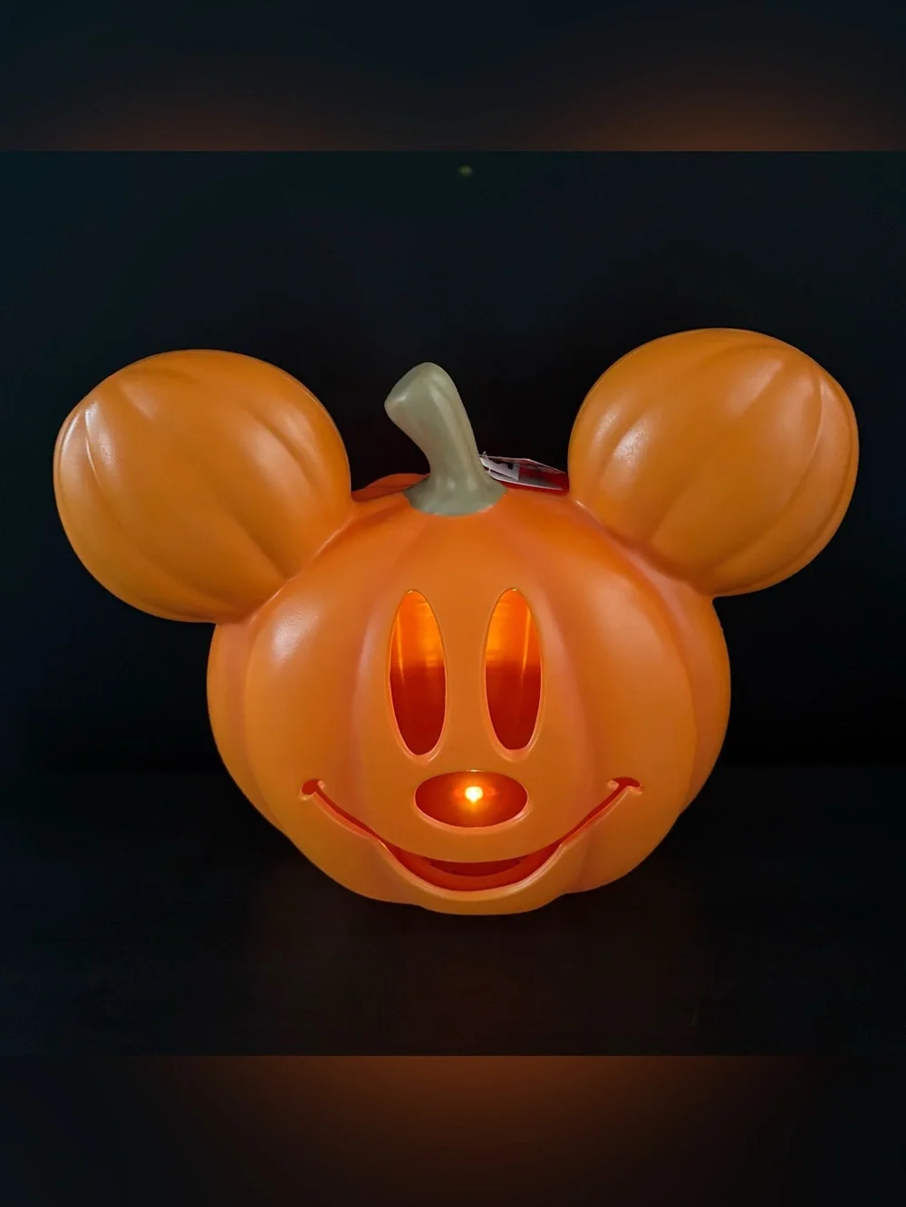 NEW Disney Mickey Mouse Light Up Pumpkin Blow Mold Halloween Fall Decor